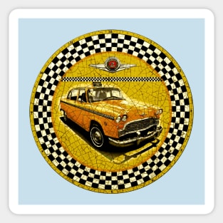 Checker Taxi NY Sticker